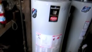 40 gallon natural gas water heater replacement [upl. by Kimbra]