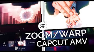 Smooth ZoomWarp Transition Like AE  CapCut AMV Tutorial [upl. by Lanod507]