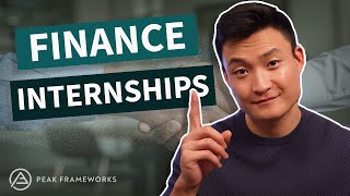 How to get a Finance Internship [upl. by Meijer]