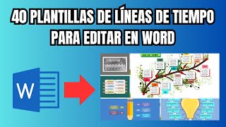 40 Plantillas de líneas de tiempo para editar en Word ORIGINALES [upl. by Aksoyn]