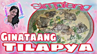 Simpleng Ginataang Tilapya  lutong pinoy [upl. by Burt]