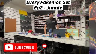 EVERY POKEMON SET  Ep2  Jungle Set  pokemon pokemoncards pokemontcg [upl. by Yesdnyl387]