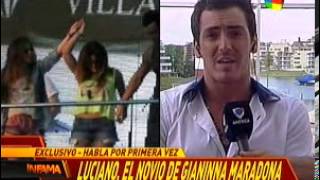 Luciano Strassera novio de Gianinna Maradona dio su primera nota [upl. by Aicilaanna]