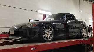 Honda s2000 dyno tune vs stock ecu vs hondata kpro basemap is a tune right for me Dyno results [upl. by Au]