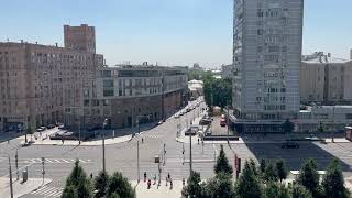 Narendra Modis motorcade passes along the Garden Ring in Moscow Russia [upl. by Leiso669]