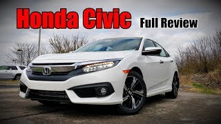 2018 Honda Civic Sedan FULL REVIEW  Touring EXL EXT EX amp LX [upl. by Benjamin453]