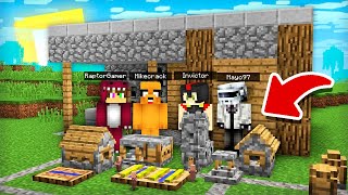 ESCONDITE en la ALDEA en MINIATURA MINECRAFT 😂 ESCONDITE LOS COMPAS [upl. by Eanom202]