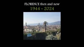 1944  2024 Then and Now in Florence ww2 history thenandnow military soldier [upl. by Dnumyar]