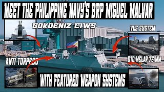 BRP Miguel Malvar With Weapon System Upgrades Superiore Features Close In Weapon System CIWS [upl. by Ayhdiv72]