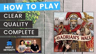 Hadrians Wall Board Game  How to Play [upl. by Gill517]