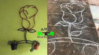 herreria artistica para decorar tu jardin arte en hierro garcia [upl. by Iot98]