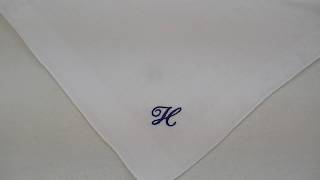 How To Embroider Handkerchief [upl. by Coco69]