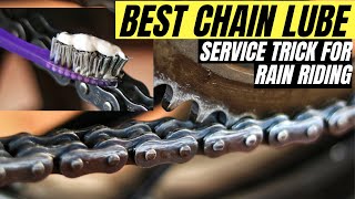 THIS TRICK amp PRODUCT IS THE BEST CHAIN LUBE FOR MOTORCYCLE HOW TO KEEP BIKE CHAIN CLEAN amp LUBRICATED [upl. by Alejna921]