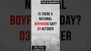 Is There a National Boyfriend Day nationalboyfriendday [upl. by Gilbertina]