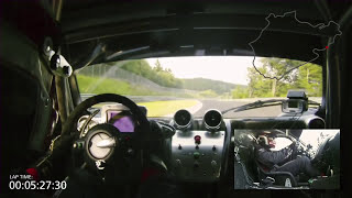 Pagani Zonda R  Nurburgring lap [upl. by Onia]