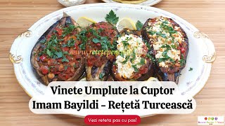 Vinete Umplute la Cuptor Imam Bayildi  Reteta Turceasca Pas cu Pas [upl. by Notyap]