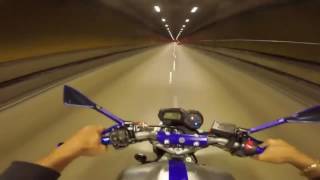 Acelerando A Fondo Yamaha FZ6 Túnel En Brasil [upl. by Emerick319]