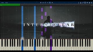 Interstellar First Step Piano Tutorial Synthesia [upl. by Eznyl658]