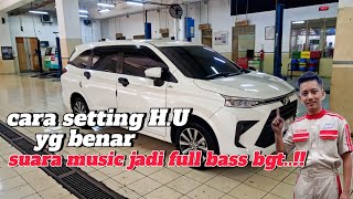 TOYOTA AVANZA G 15 CVT 2024  CARA SETING HU AGAR SUARA MUSIC FULL BASS [upl. by Sibylle]