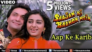 Aap Ke Karib Full Video Song  Saajan Ki Baahon Mein  Rishi Kapoor Tabbu  Romantic Song [upl. by Nwahshar]