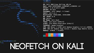 Run Neofetch on terminal startup in Kali Linux [upl. by Adnilemre]