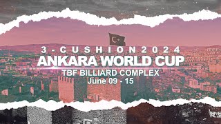 0609  0615 Ready for ANKARA World Cup 3Cushion 2024 [upl. by Minette]