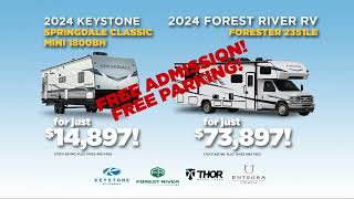 Inventory Reduction RV Show in Harrisburg PA October 9th13th [upl. by Dranel980]