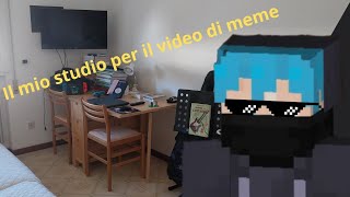 Ecco la mia postazione quotda gamingquot per il video di meme [upl. by Dragelin]