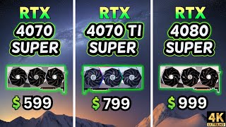 RTX 4070 SUPER vs 4070 Ti SUPER vs 4080 SUPER  Nvidia Lied Again 😡😡😡😠😠 [upl. by Reteip]