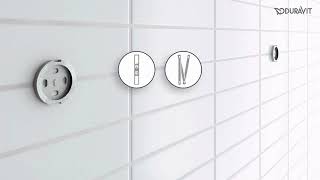 How To Mount Duravit D code Towel Rails [upl. by Laehcar350]