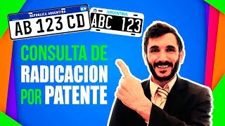 Consulta de radicacion por patente 🚘 TRANSFERENCIA AUTOMOTOR [upl. by Montague]