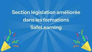 Section législation dans les formations SafeLearning [upl. by Pooh]