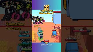 Triple Poco in Heist be like😂Animation VS In Gameshorts brawlstars 荒野亂鬥 supercell nerfpoco [upl. by Nednyl]