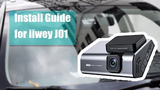 IIWEY DC03 DASH CAM MENU amp MODE REVIEW  FRONT AND REAR 1080P FHD DASH CAM  REAR DASH CAM [upl. by Lewendal864]