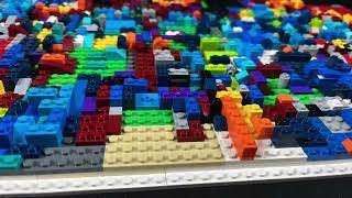 LEGO Mosaic Builds Itself [upl. by Lyred]