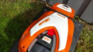 STIHL IMOW rmi 422 p robotgräsklippare Dags att ta den i bruk [upl. by Doley]