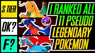 I Ranked ALL 11 Pseudo Legendary Pokemon  Mr1upz [upl. by Halford44]