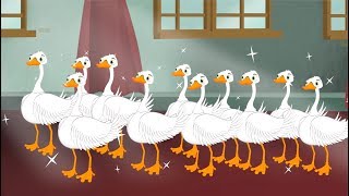 Les Cygnes sauvages  dessin animé en français  Conte pour enfants avec les Ptits Zamis [upl. by Atterahs]