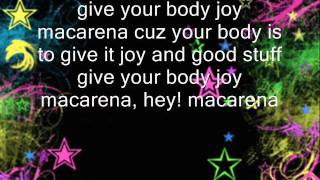 macarena english lyrics [upl. by Jeannette]