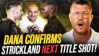 BISPING quotIt Paid Offquot Strickland GETS NEXT Title Shot against Dricus or Adesanya [upl. by Aniryt]