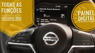 Todas as Funções do Painel Digital do NISSAN KICKS EXCLUSIVE 2022 [upl. by Yendic]