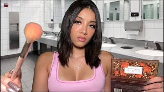 ASMR Mean girl does your makeup amp insults you 😡💄 Aggressive Roleplay personal attention [upl. by Meek617]