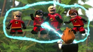 LEGO The Incredibles Walkthrough  Chapter 11 Above Parr  All Minikits 100 Guide [upl. by Aicemed]