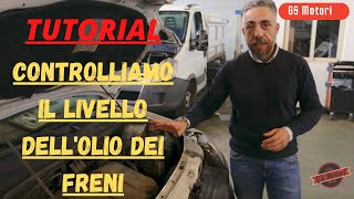 Tutorial Controlliamo il livello dellolio dei freni e quello dellidroguida [upl. by Denney]