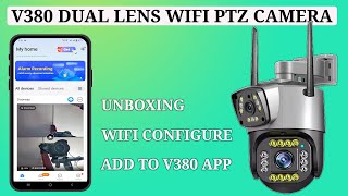 Adding V380 Dual Lens PTZ Camera to Your WiFi Network and V380 Pro App  Part 1 [upl. by Ehudd606]