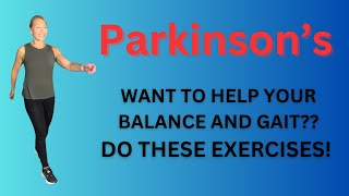 6 great Parkinsons exercise drills that will help with your gait and balance [upl. by Allerie596]