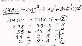Umrechnung zwischen Stellenwertsystemen [upl. by Amora]