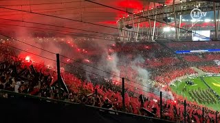 Torcida do Flamengo dá show no Maracanã totalmente rubronegro [upl. by Petromilli]