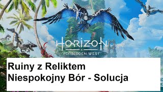 Horizon Forbidden West  Ruiny z Reliktem  Niespokojny Bór  Solucja [upl. by Asaret]