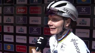 Lotte Kopecky  Interview at the start  GentWevelgem 2024 [upl. by Porta]